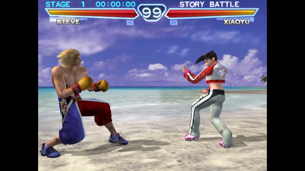 Tekken 4 Story Mode PS2 - Steve Fox (4K)