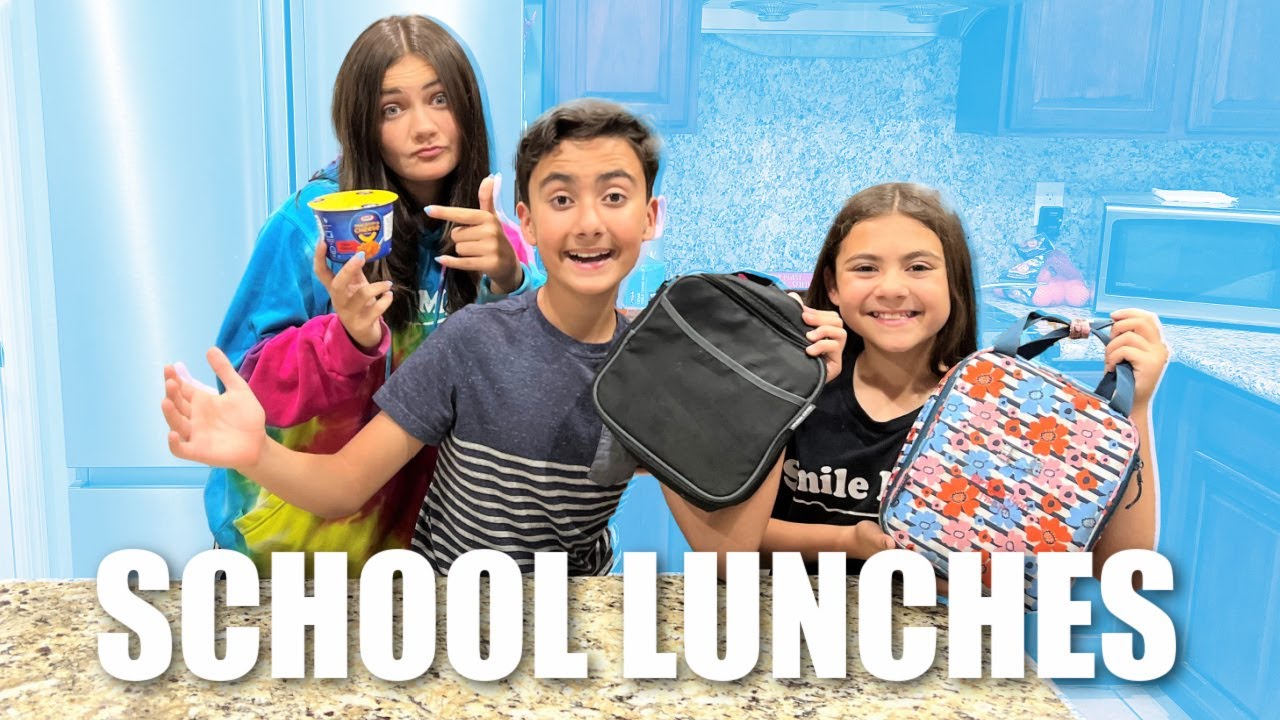 KIDS SCHOOL LUNCH IDEAS | Kids Pack Their Own School Lunches | A Bunch of Lunches for SCHOOL