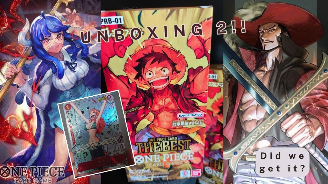 See Manga Nami! One Piece Card THE BEST PRB-01 booster box opening! #onepiece #unboxing
