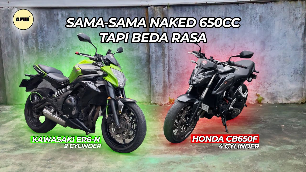 KOMPARASI KAWASAKI ER6N & HONDA CB650F!