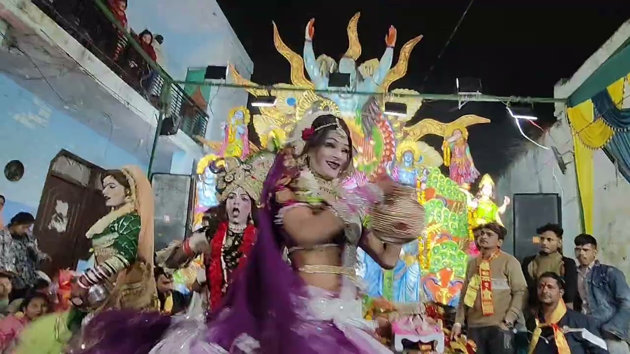 राधा कृष्ण झांकी 😍 मां भवानी जागरण गाजियाबाद 