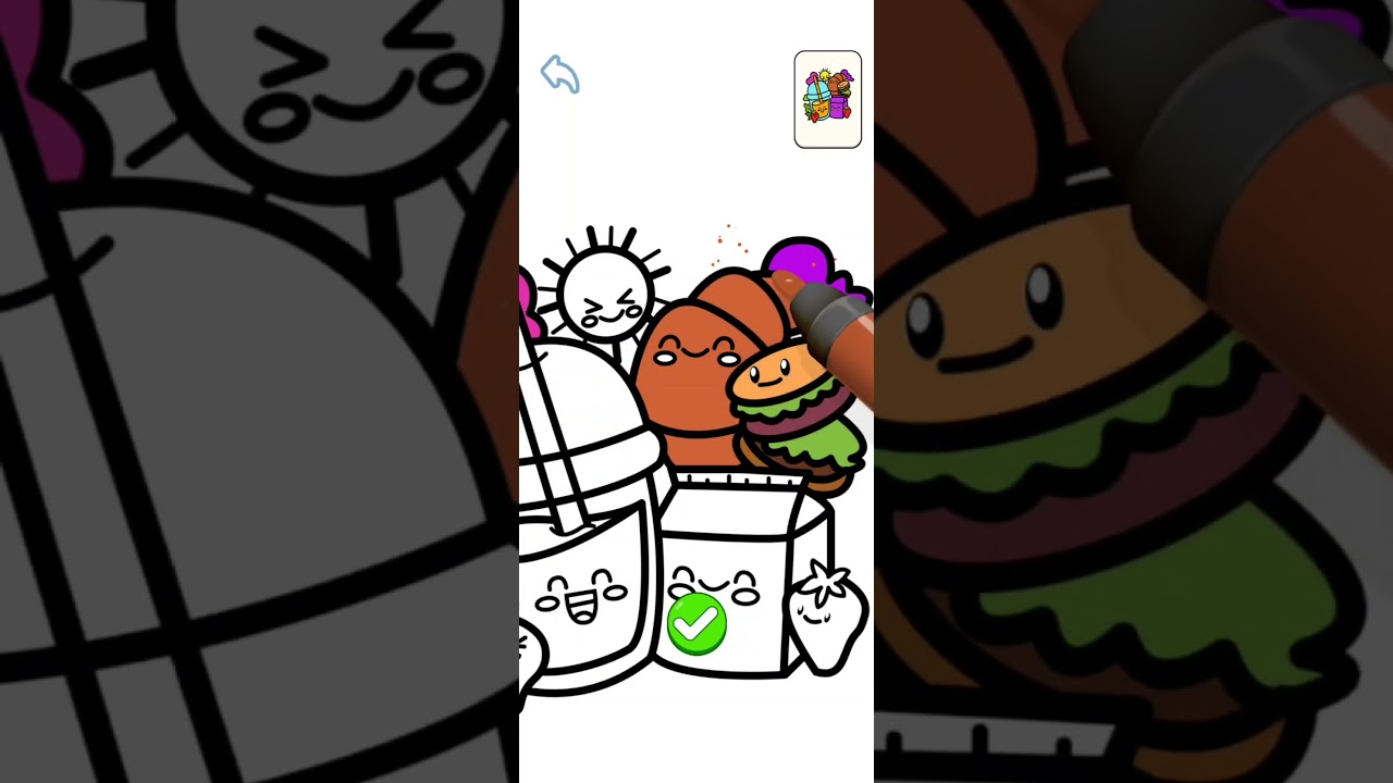 Bunny, Dino & Fast Food Art Challenge! 🎨🍔🦖|Study Art Kids 