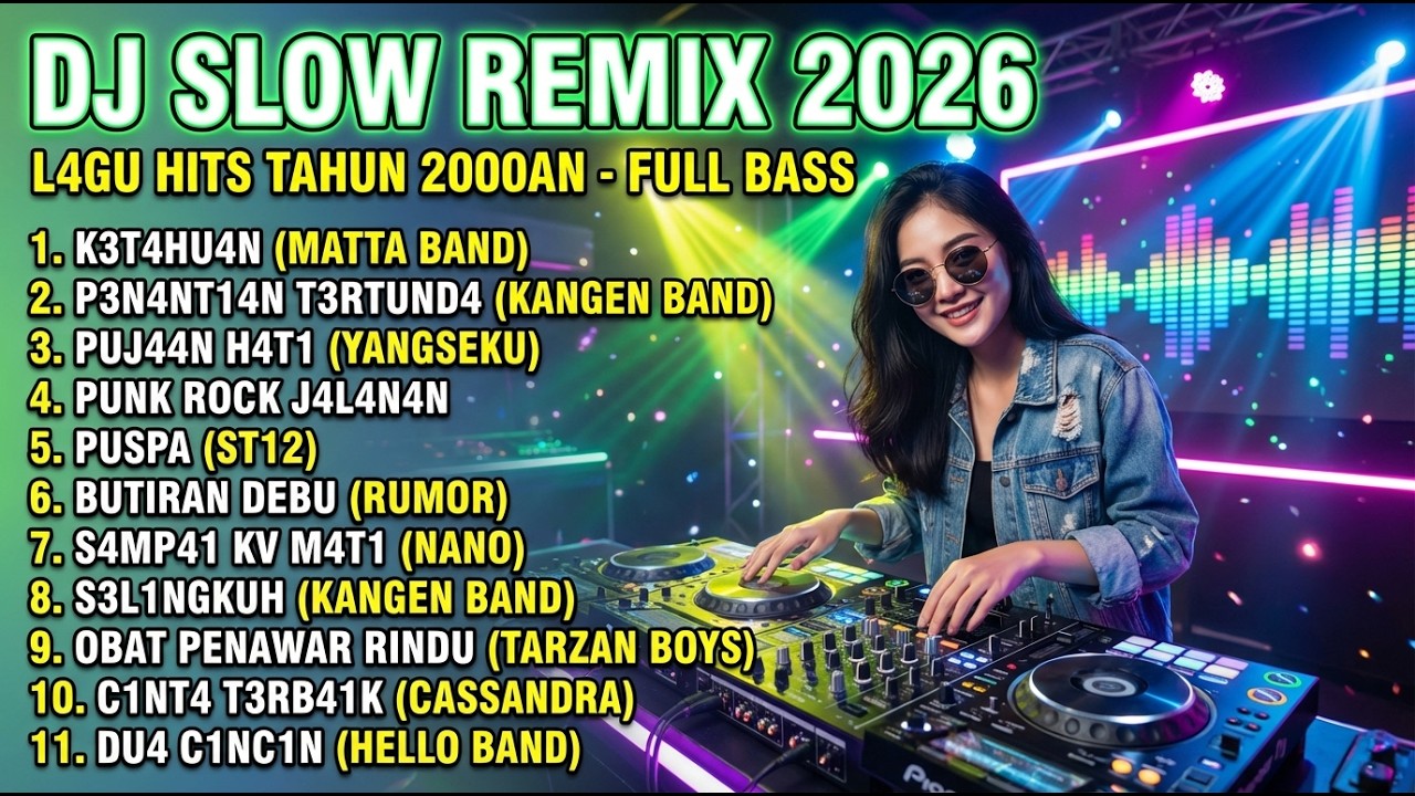 DJ SLOW REMIX FULL BASS 2026 🔥 CAMPURAN LAGU POP INDONESIA NONSTOP ENAK DIDENGAR