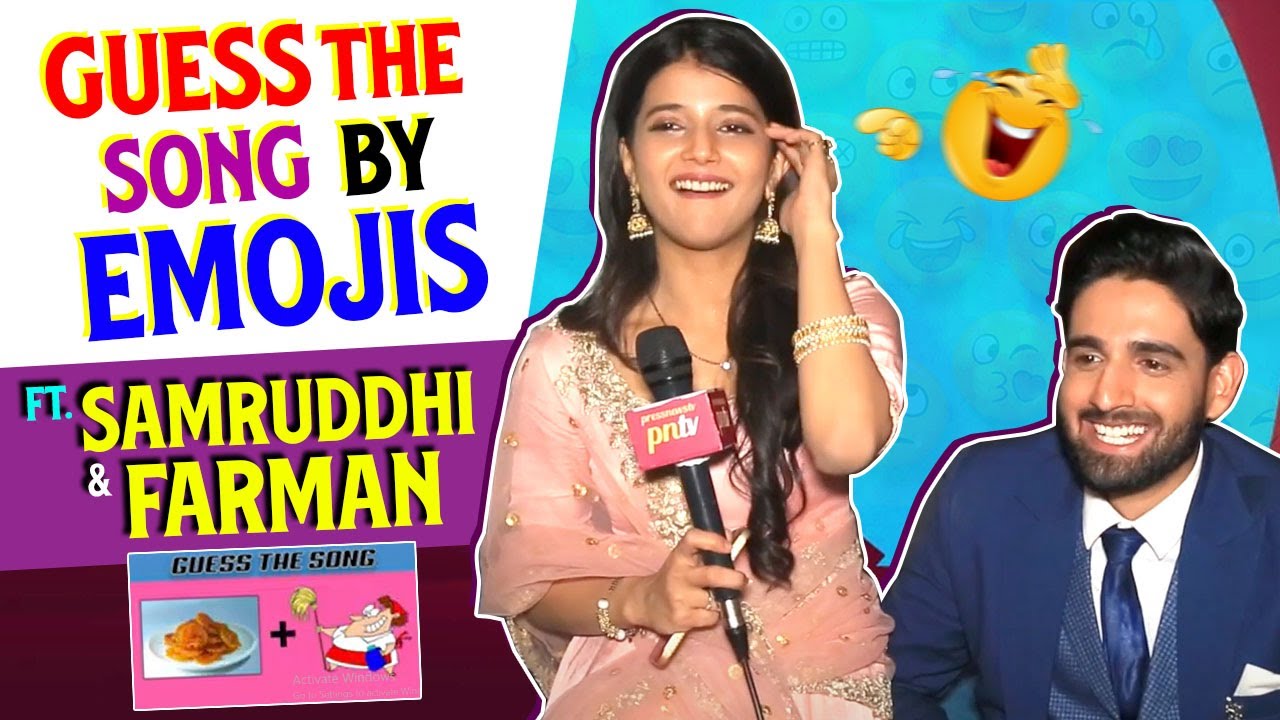 Guess The Song By Emojis Ft. Samruddhi Shukla & Farman Haider | Saavi Ki Savaari | PNTV Exclusive