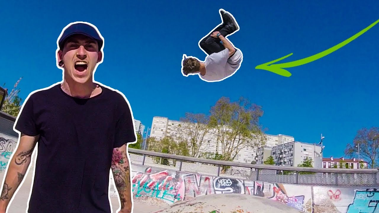 PARKOUR FREERUN SKATE ET FOLIE || FRENCH FREERUN FAMILY