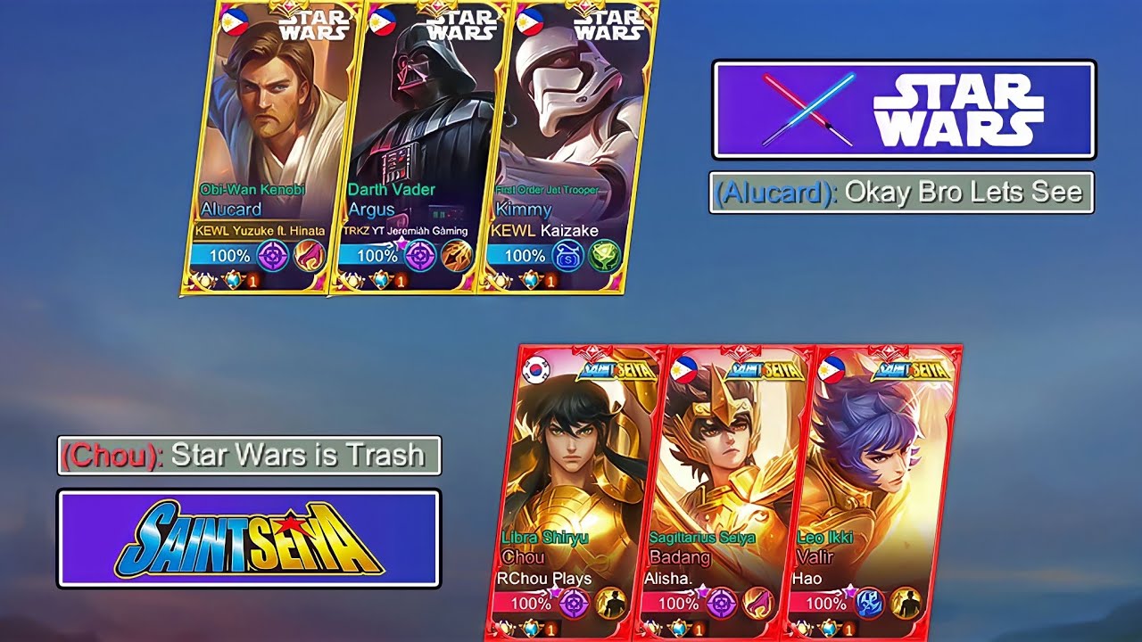 Star Wars Vs Saint Seiya Squad Trashtalkers! | They Said 