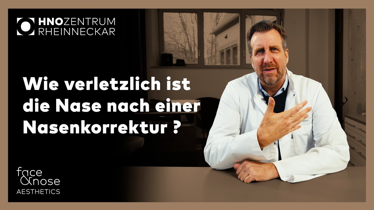 Nasenkorrektur | Frag Prof. Riedel | Wie verletzlich ist die Nase nach einer Nasenkorrektur?