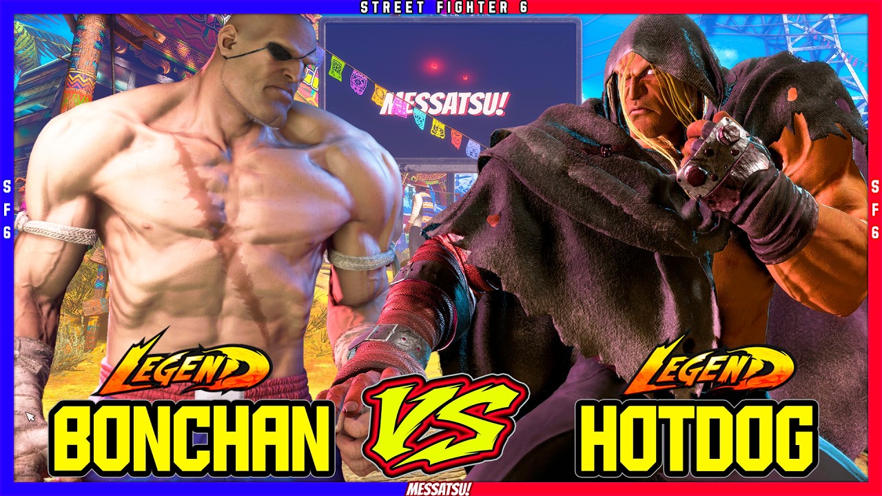 SF6 Bonchan (Sagat) VS HotDog (M.Bison)💥Messatsu!💥スト6💥Street fighter 6