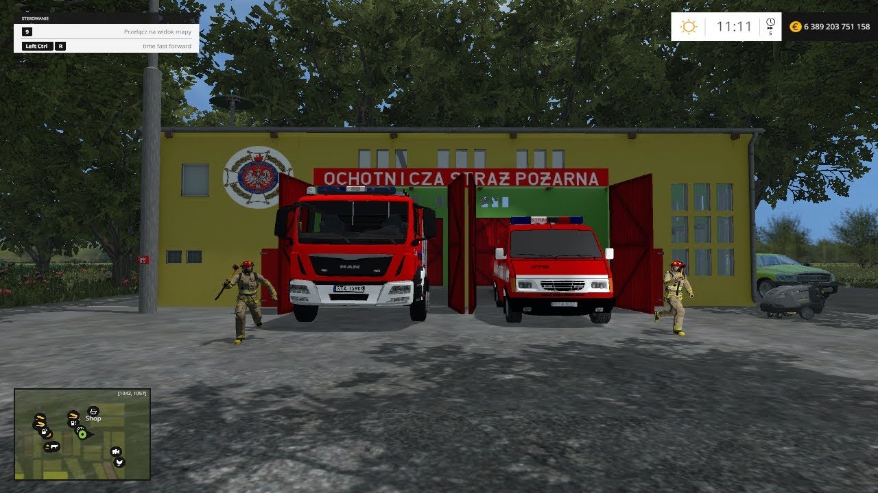 fs15 straż pożarna osp Wypadek ciężarówki