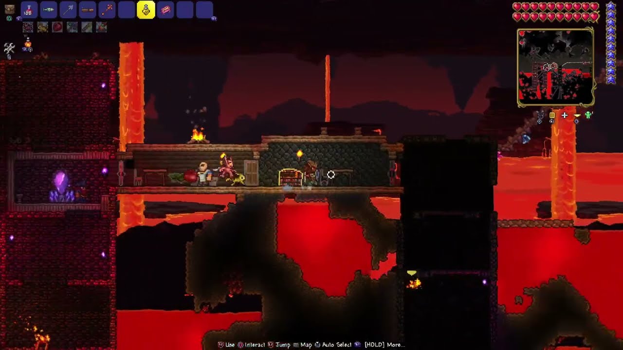 نكمل بناء القصر :Terraria