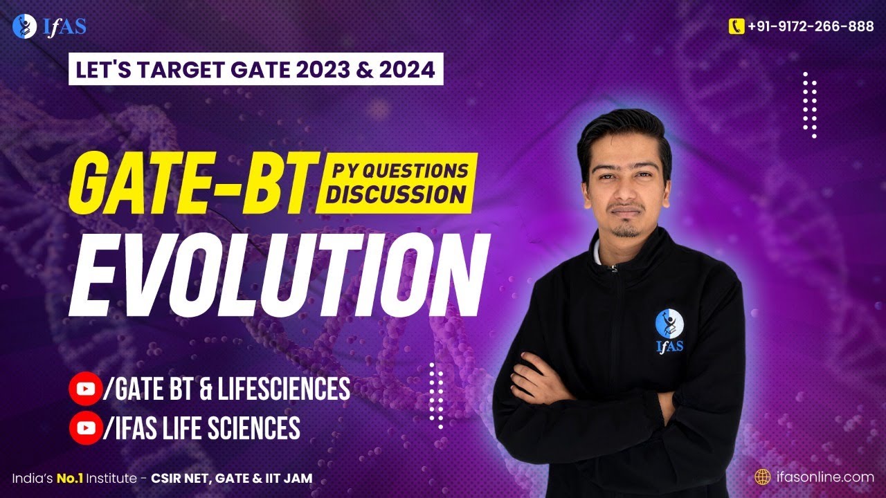 Most Important Question On Evolution For GATE Exam 2023 | IFAS