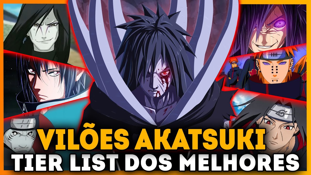 TIER LIST MAIS PODEROSOS AKATSUKI - feat. Kamuz Radar Anime e Lucca Analista  #146