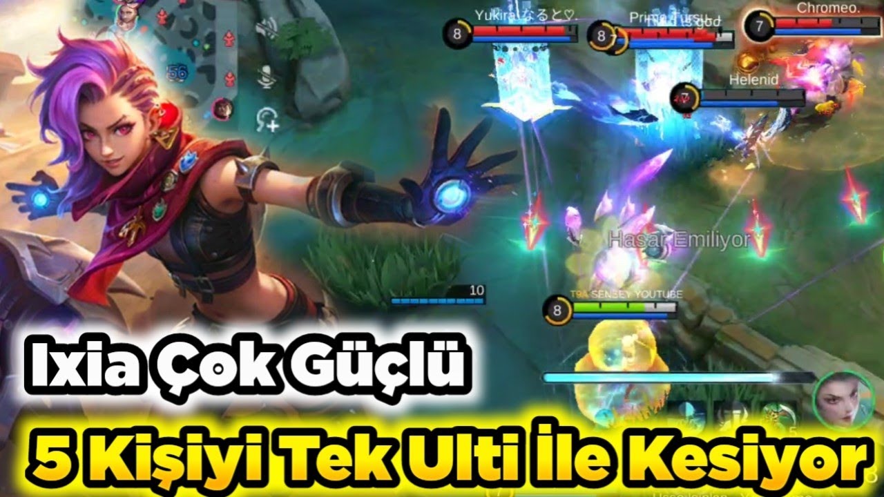Oyunun Kaderini Belirliyor Tek Ulti İle 5 Kişi Kesiyor Ixia Mobile Legends