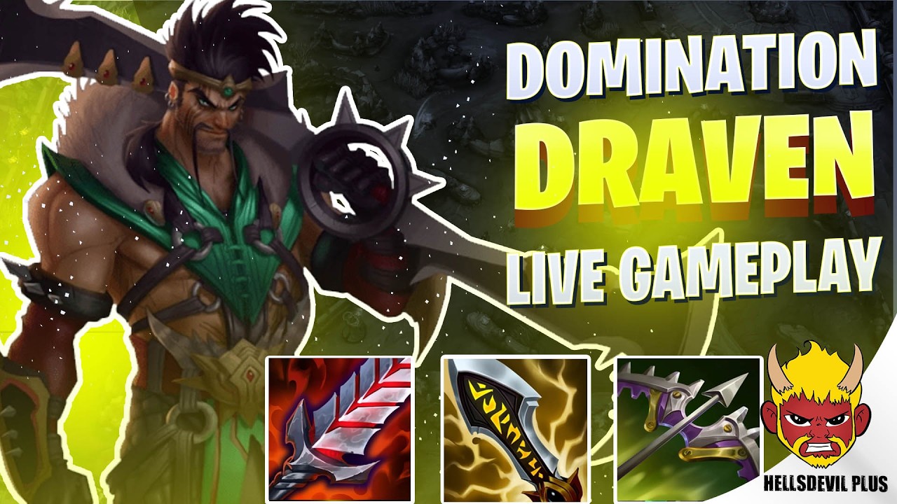 DRAVEN DOMINATION PREMIUM! - Wild Rift HellsDevil Plus Gameplay