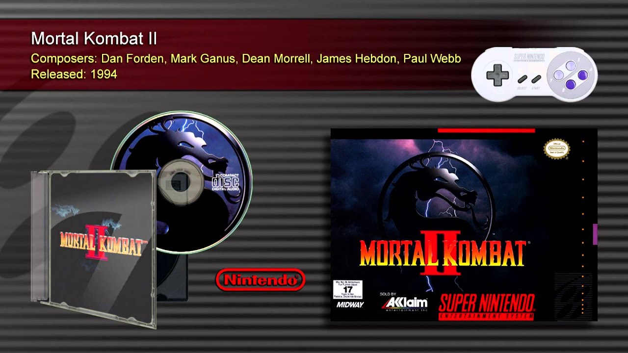 Mortal Kombat II (Full OST) - SNES