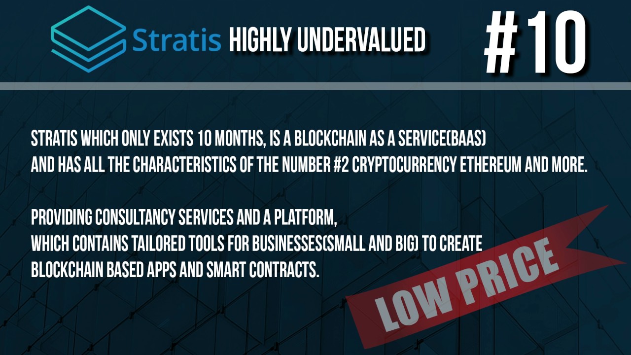 10 Reasons why you should buy and hold Stratis!