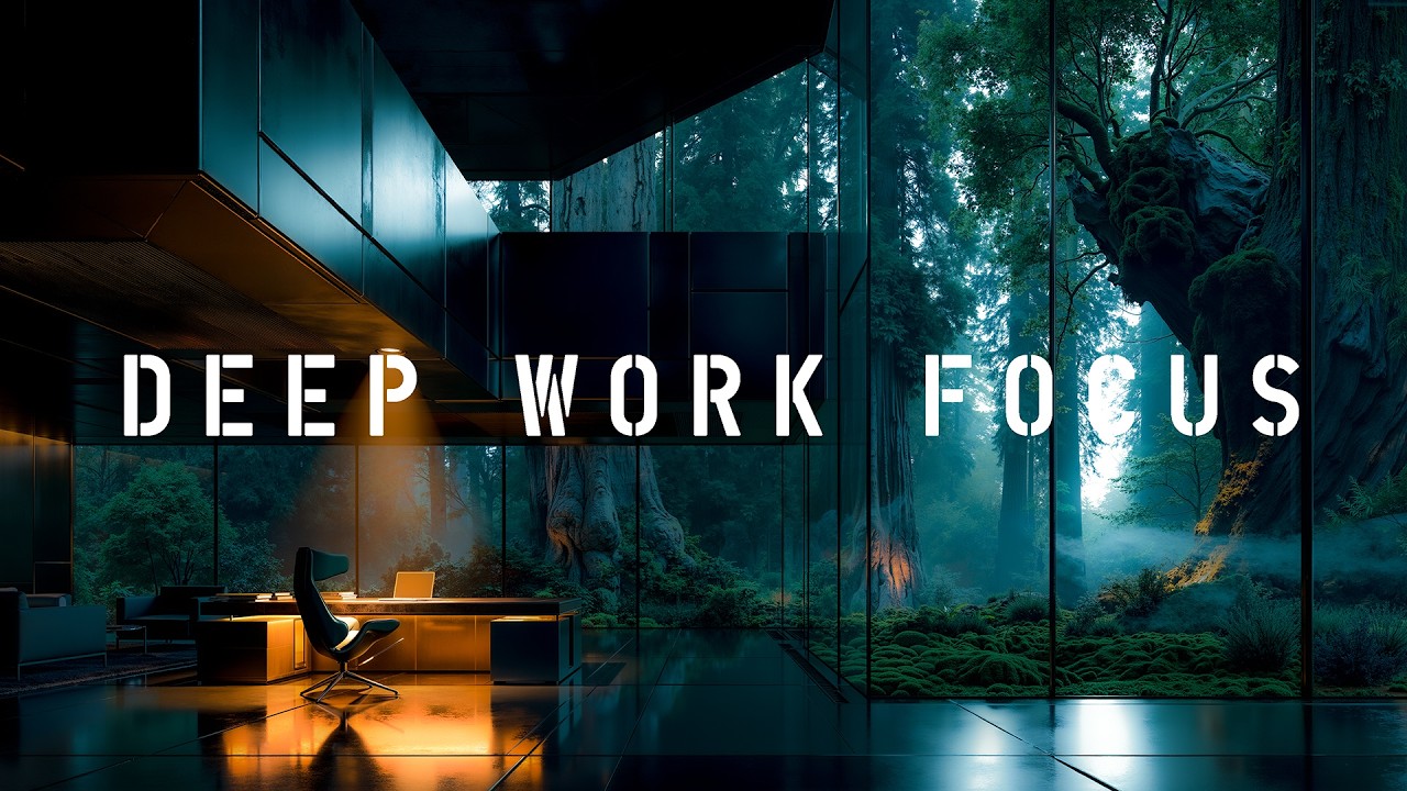 The Deep Work Zone 🧠 24/7 Focus Music for Work, Coding & Study