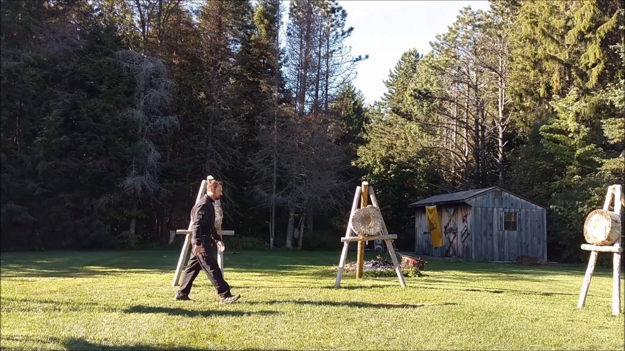 No spin knife throwing