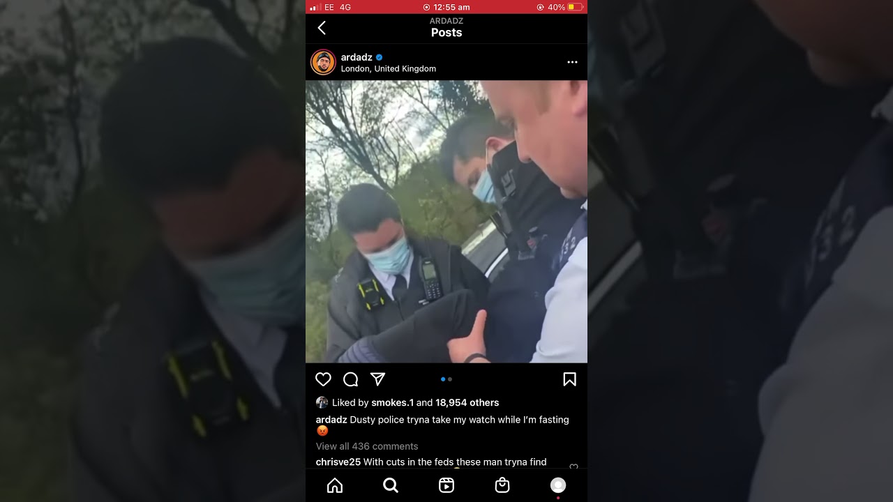 Ard Adz ATTACKED by POLICE for his ROLEX😱