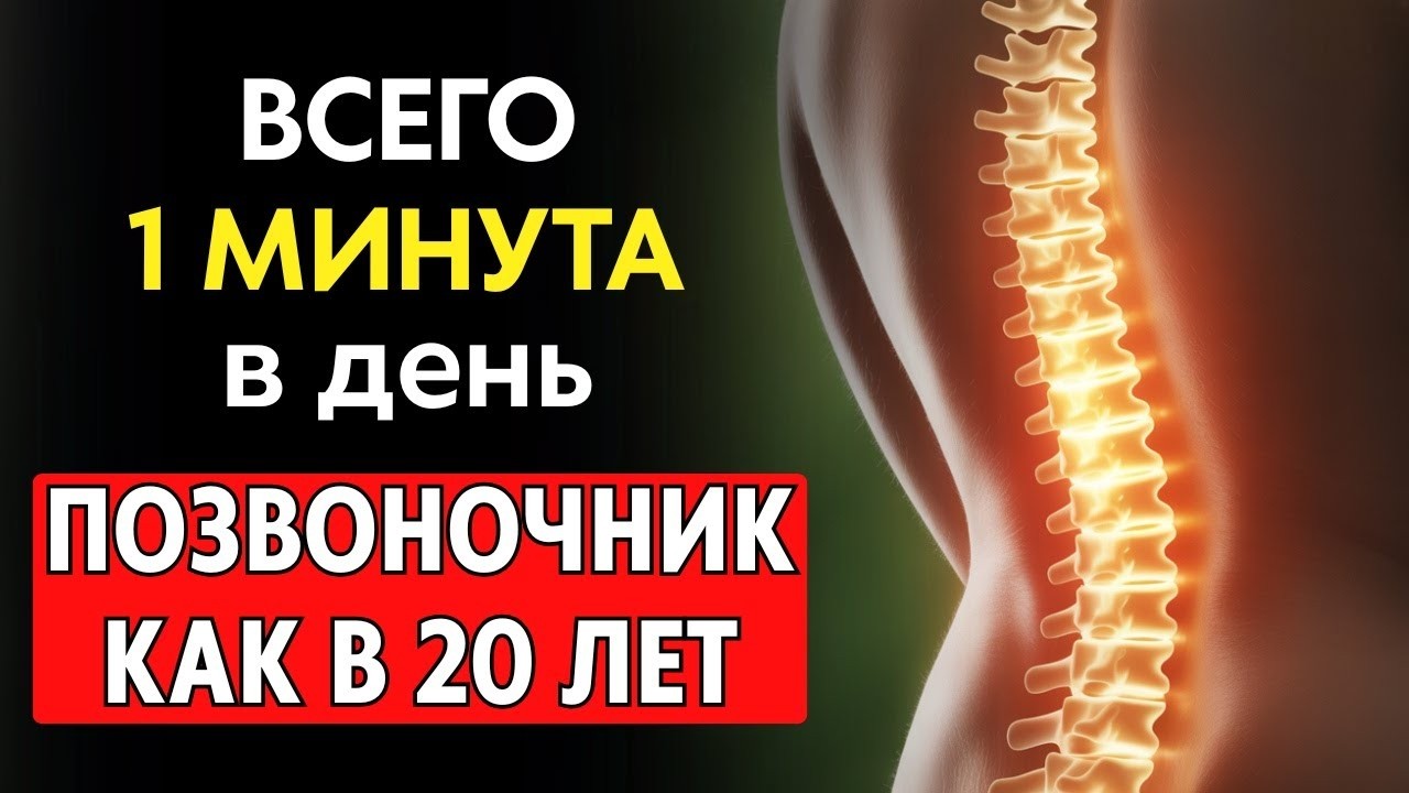 Всего 1 минута — и боли в спине и суставах исчезнут навсегда! (Японский метод)