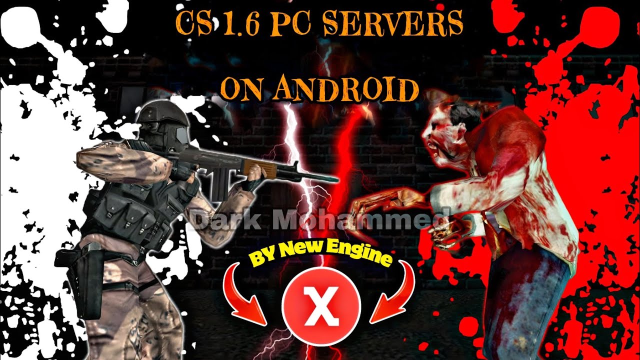 CS 1.6 Android Xash3d How To Join PC Servers For The New Engine Only [ By MOHAREBX ]