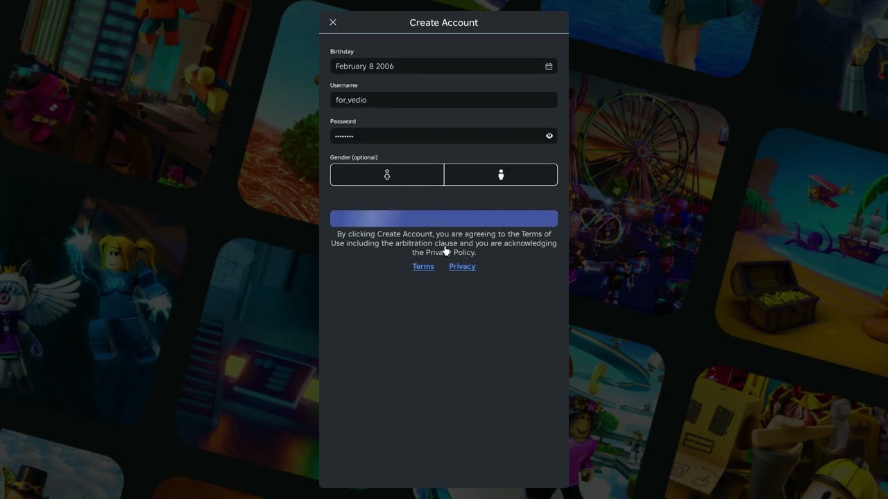 How to create or Add email on roblox