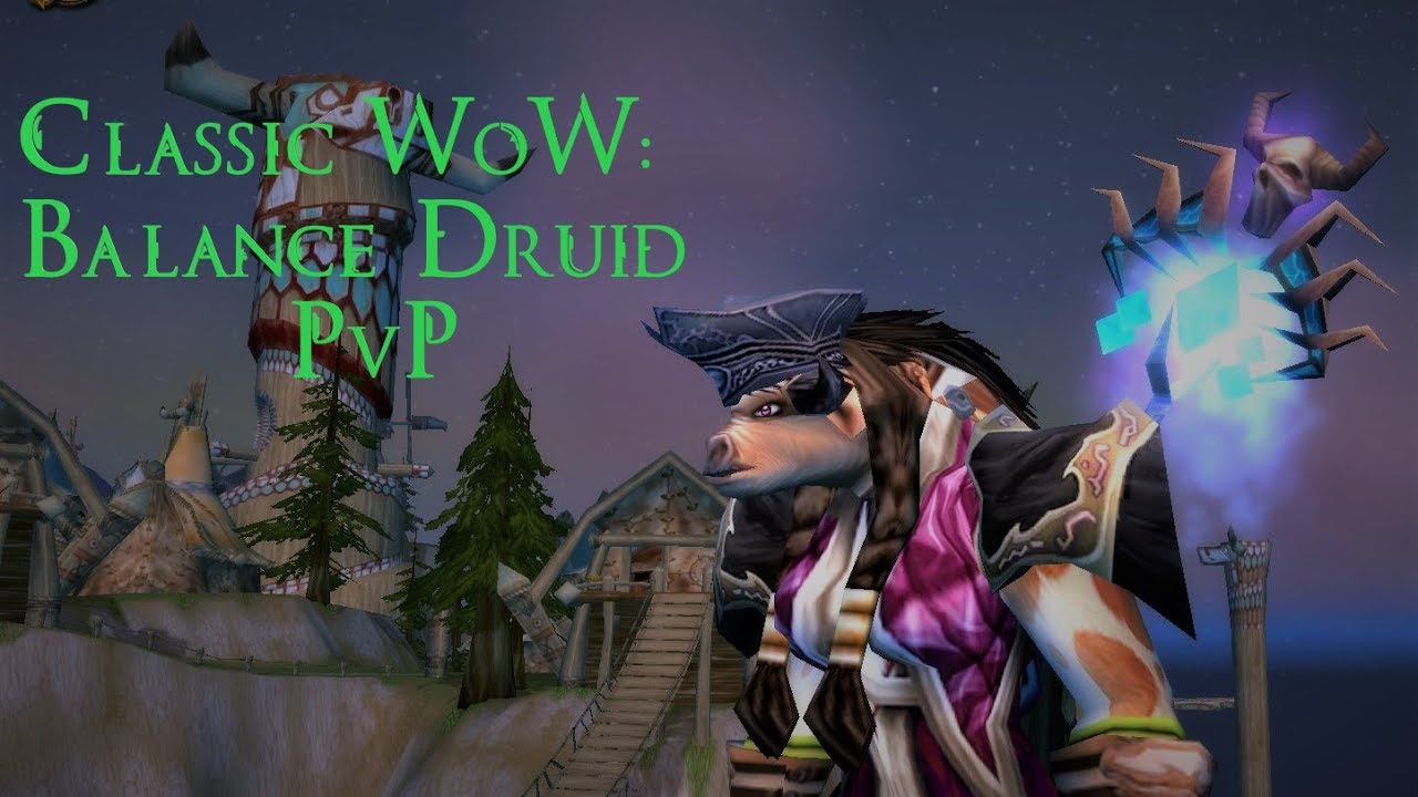 Classic WoW: Balance Druid - PvP Battlegrounds