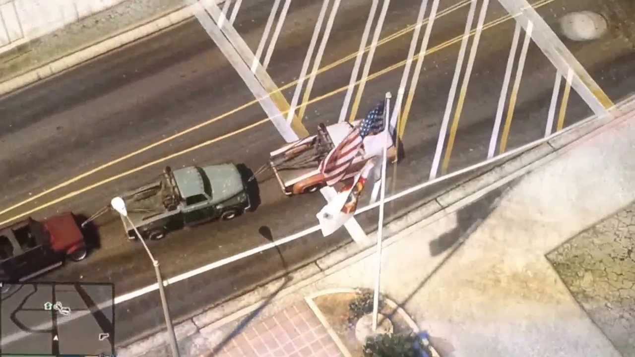 GTA V - Double Towing Scene [FUNNY]