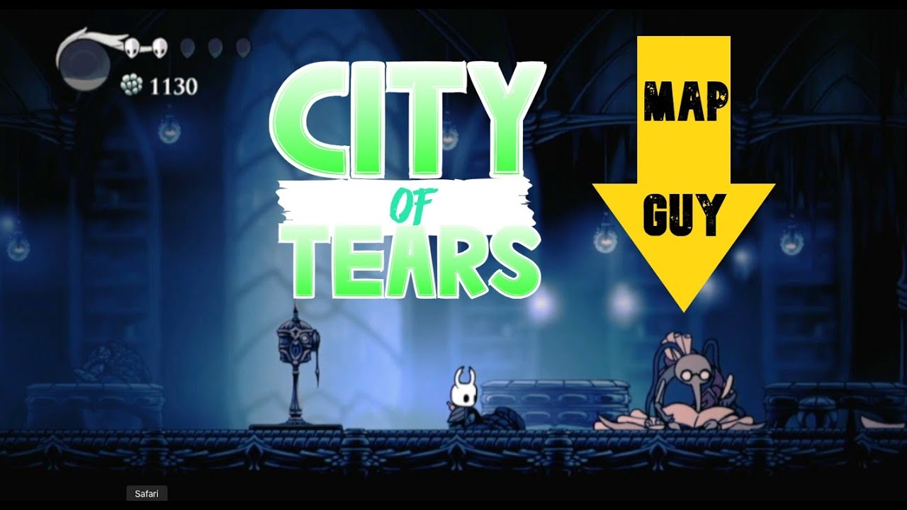 Hollow Knight City of Tears Map | Cornifer Location