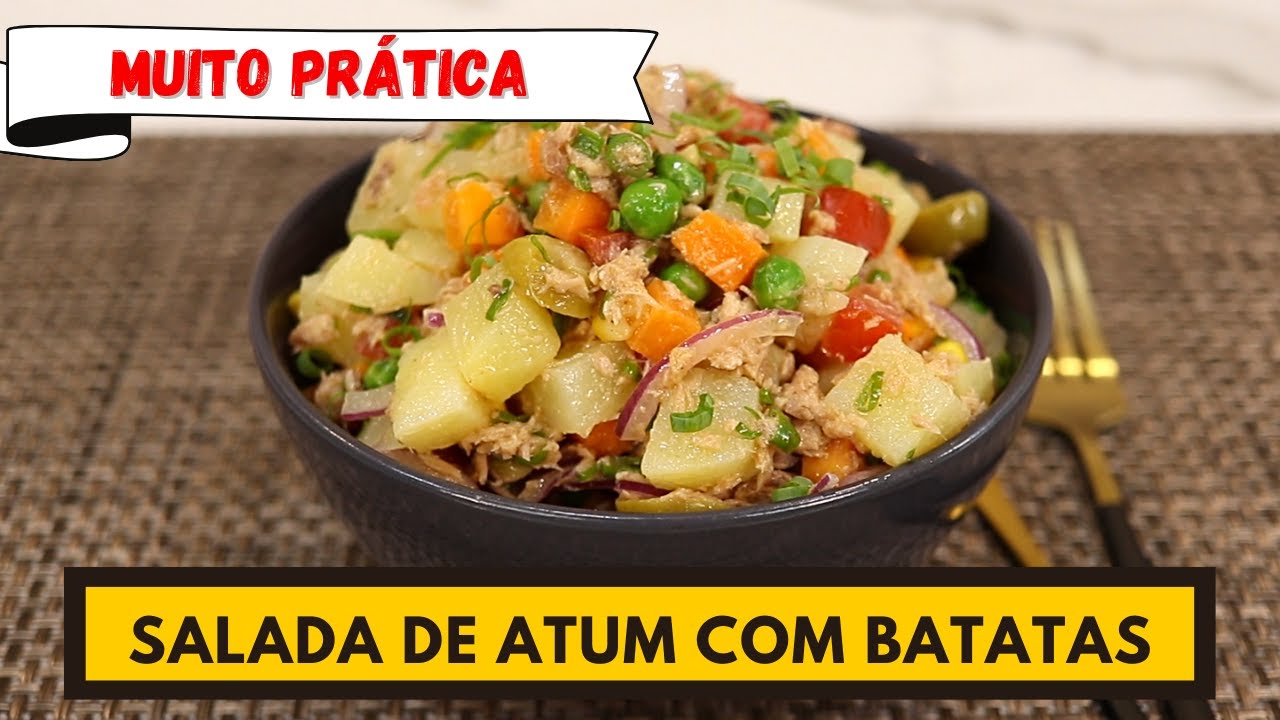 Essa salada é ótima para o verão! SALADA DE ATUM E BATATAS