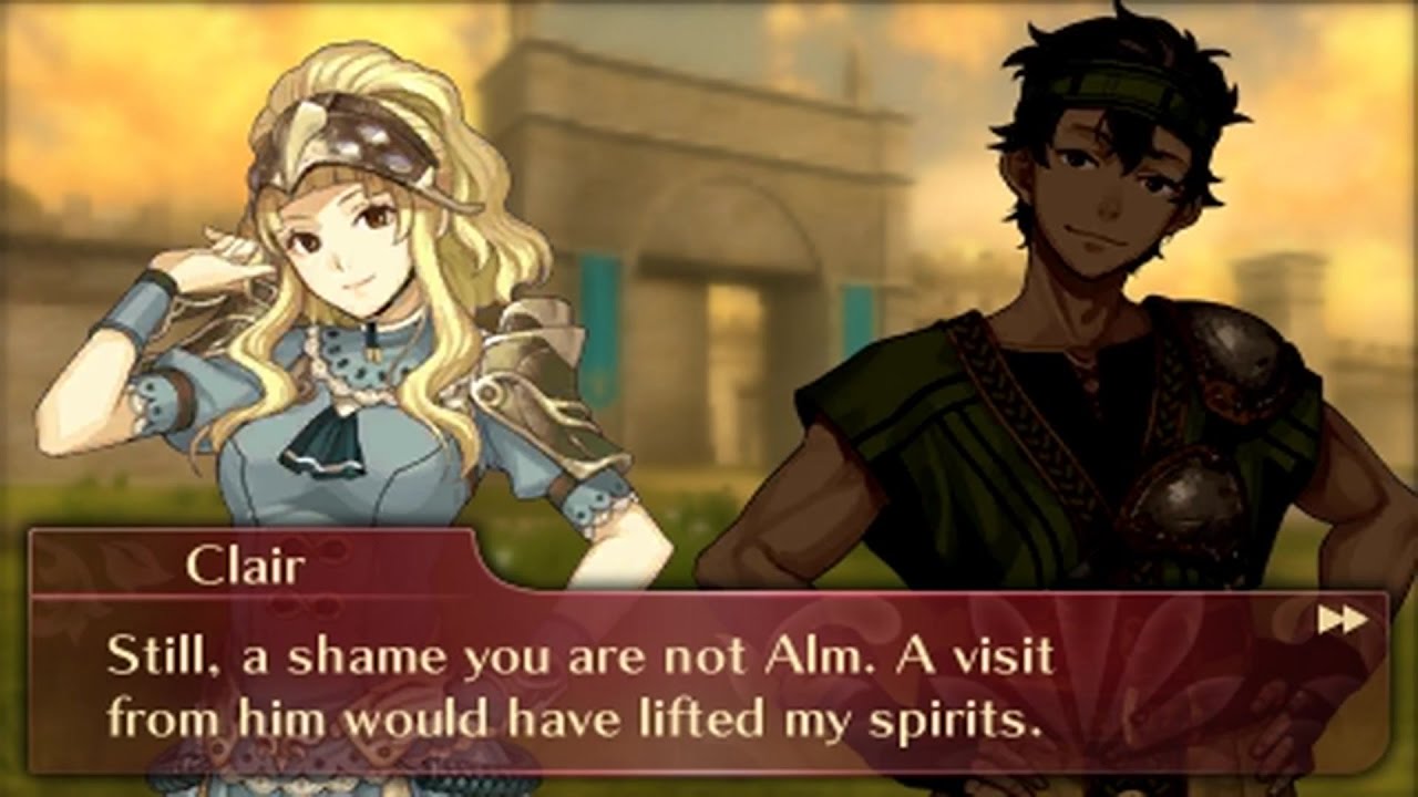 Fire Emblem Echoes: Shadows of Valentia - Clair & Gray Support Conversations