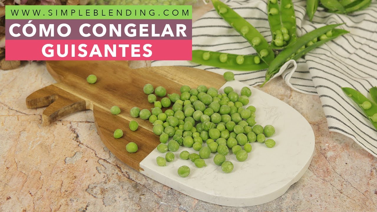 COMO CONGELAR GUISANTES EN CASA | Congelar guisantes al vacío | Congelar guisantes con Foodsaver