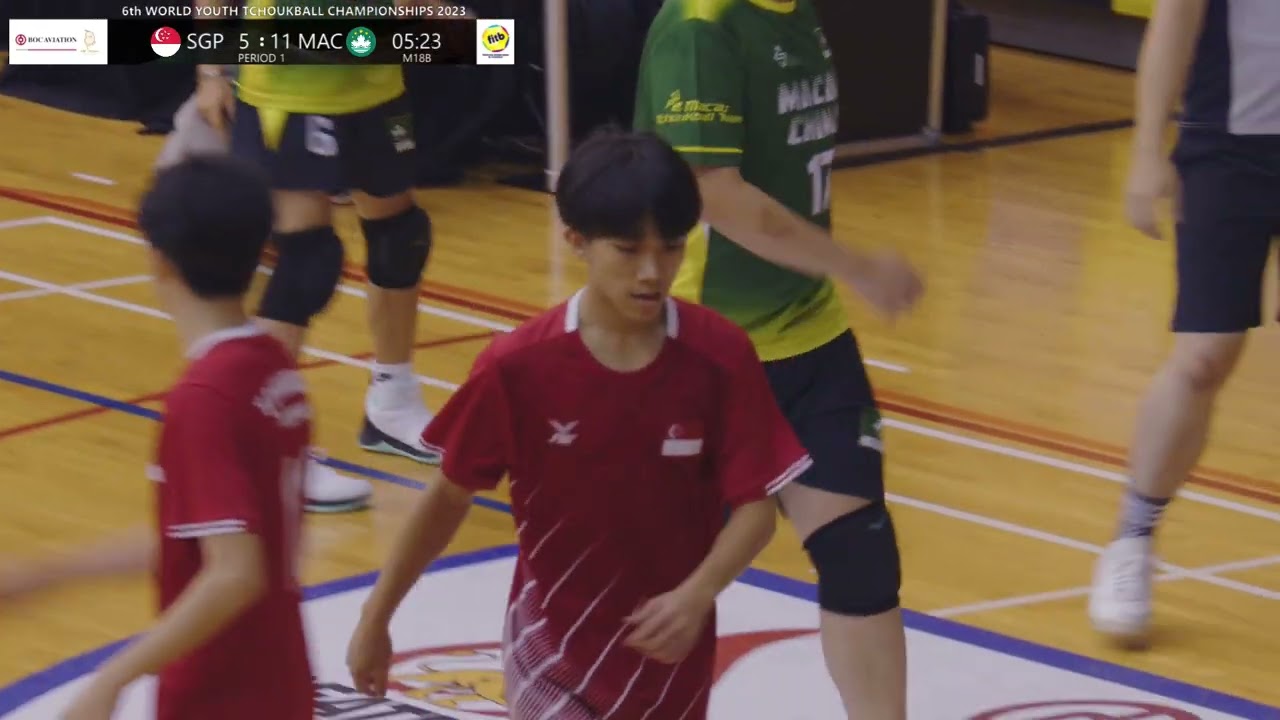 World Youth Tchoukball Championships 2023 -  U18B SEMI FINAL SGP vs MAC