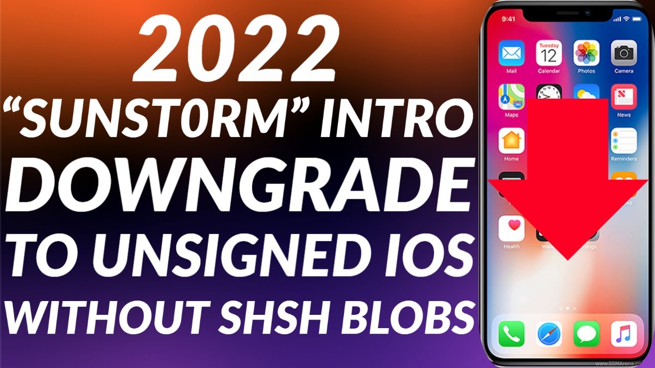 [Intro] Sunst0rm: iOS Downgrade tool for Checkm8 Devices | Checkm8 Downgrade iOS Without SHSH Blobs