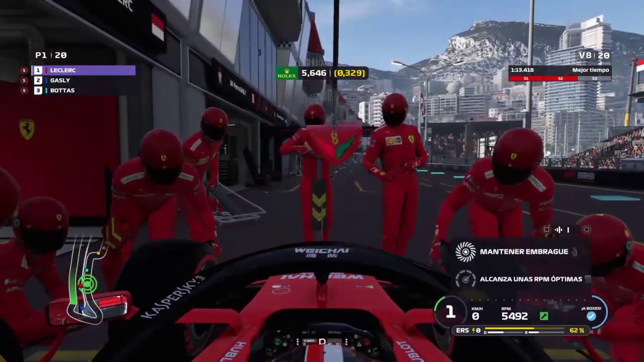 F1 2019 PS4 Ferrari Charles Leclerc Carrera Monaco
