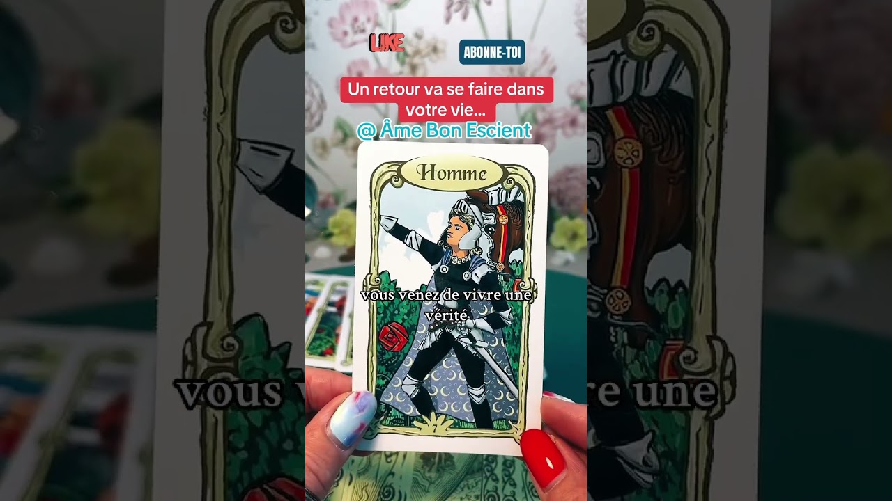 UN RETOUR VA SE FAIRE DANS VOTRE VIE&hellip; #pourtoi #voyance #guidance #cartomancien
