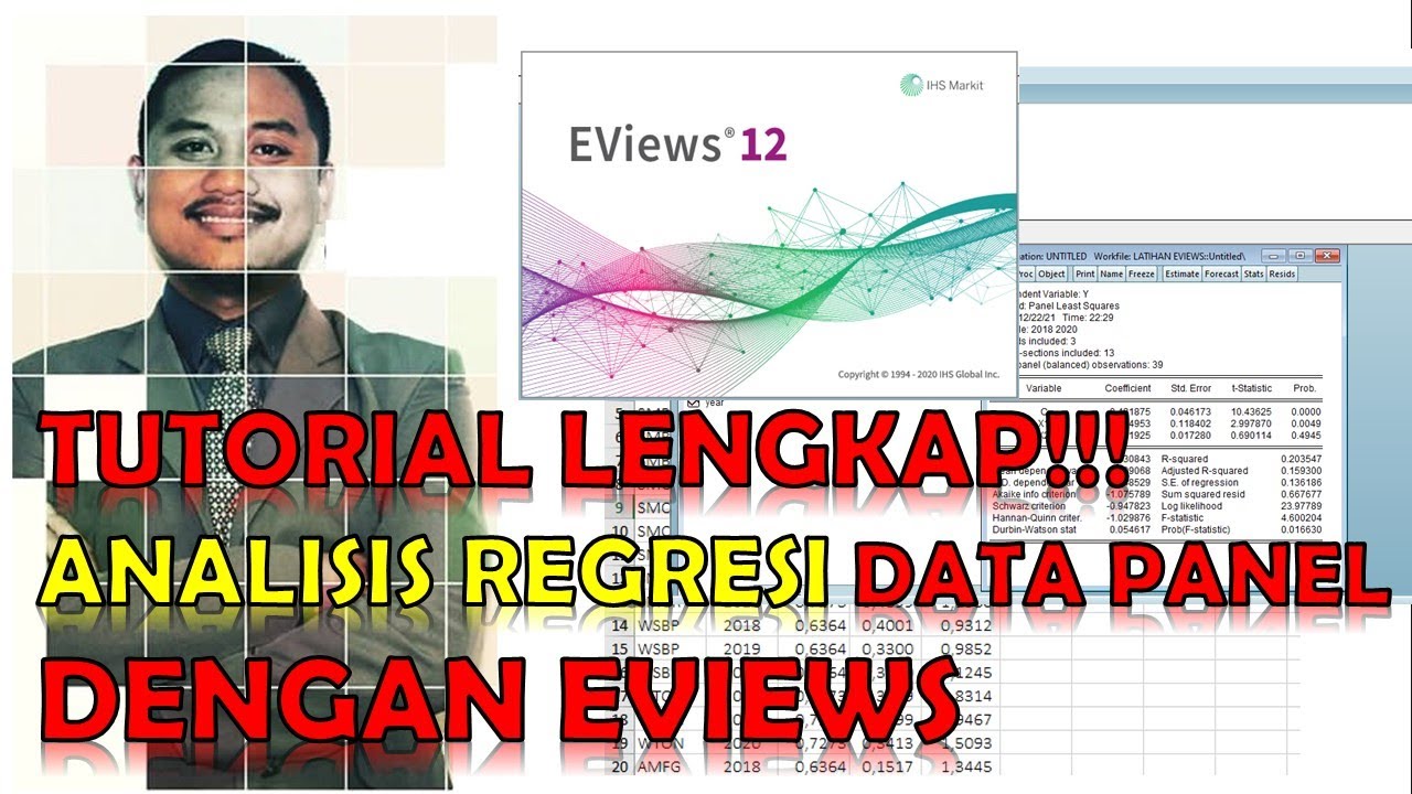TERBARU❗Tutorial Lengkap Regresi Data Panel Dengan Eviews