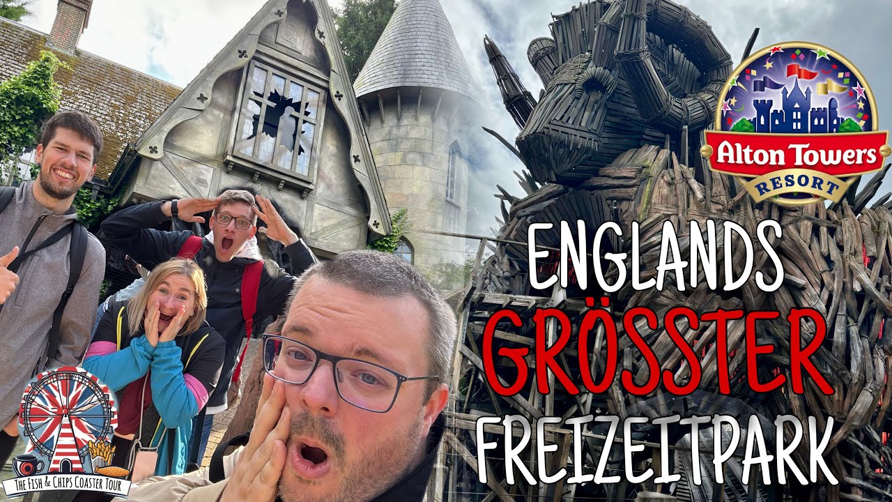ALTON TOWERS | Wir entdecken Englands GRÖSSTEN  Freizeitpark ! 🎢