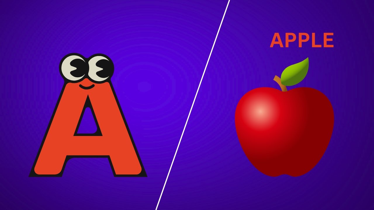 Phonics Song | ABC LEARNING Nursery Rhymes | Pre-school & Kindergarten Songs, A for APLLE