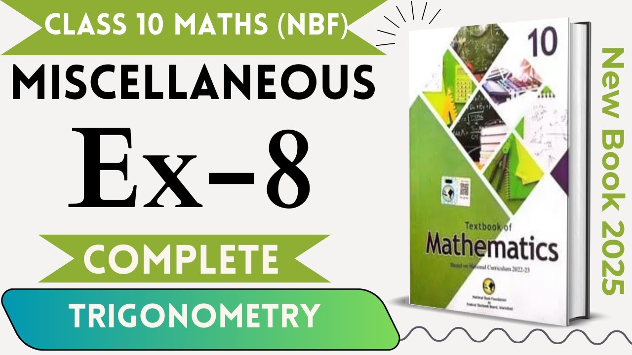 Class 10 Maths Review Exercise 8 New book nbf || 10th math nbf review ex 8 || review Ex 8 class 10