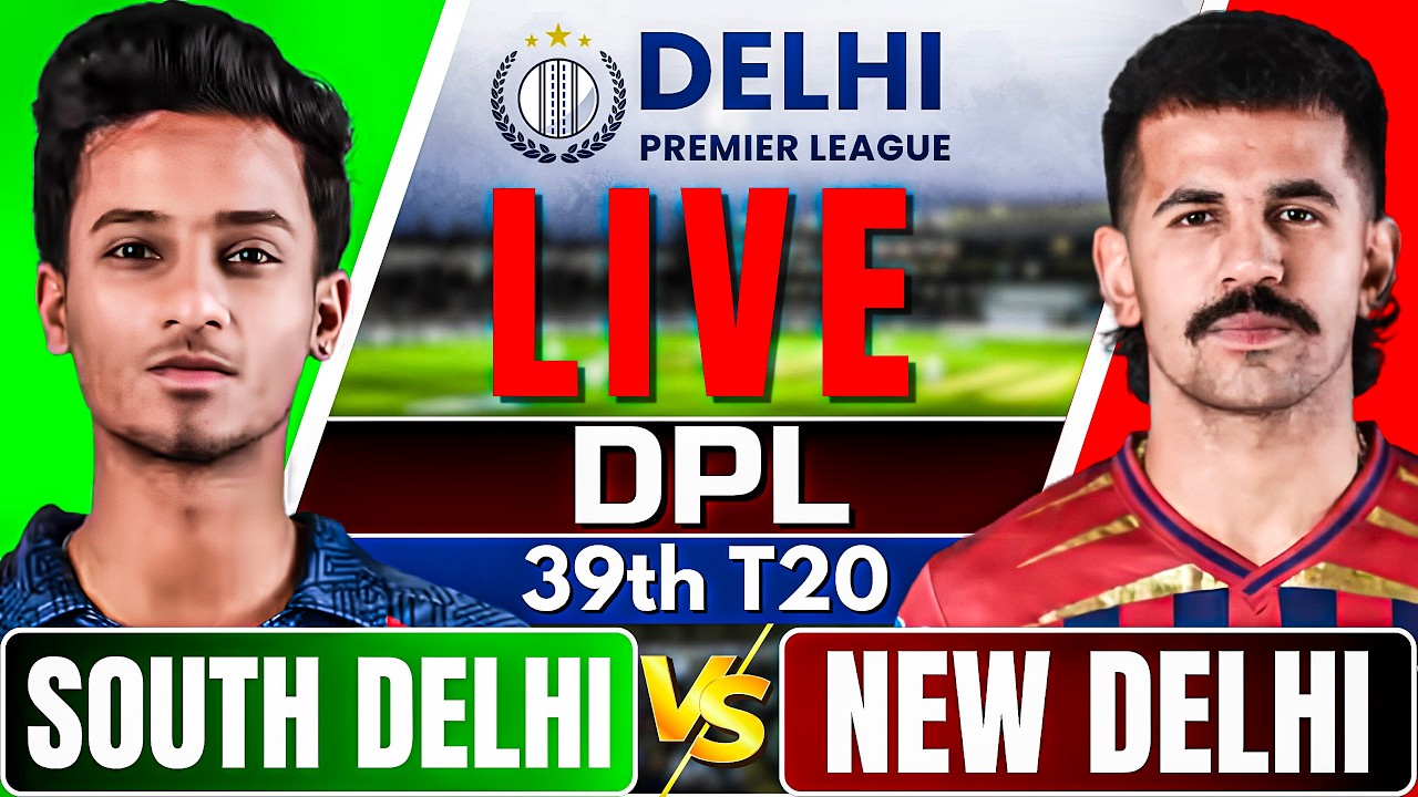 DPL LIVE: North Delhi vs South Delhi Live | Delhi premier league live | dpl live today match