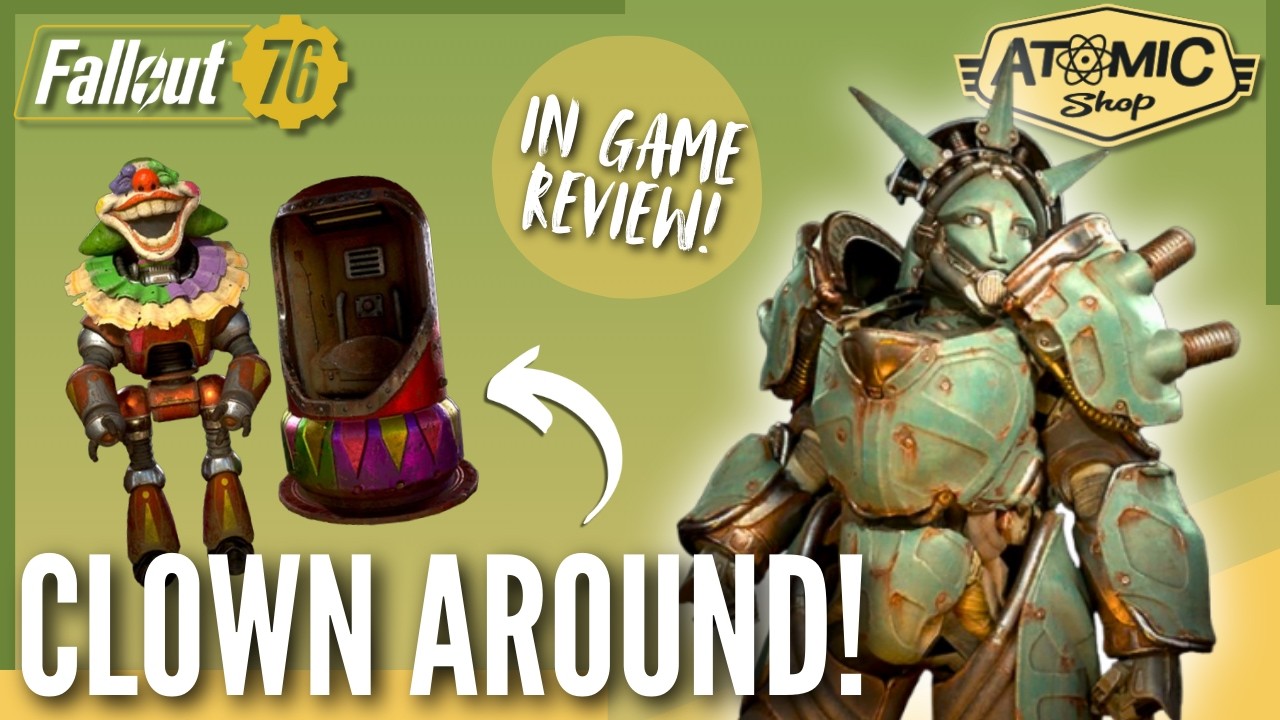 LADY LIBERTY POWER ARMOR! THOROUGH in-game atom shop update review of Peppino & NEW PA | Fallout 76