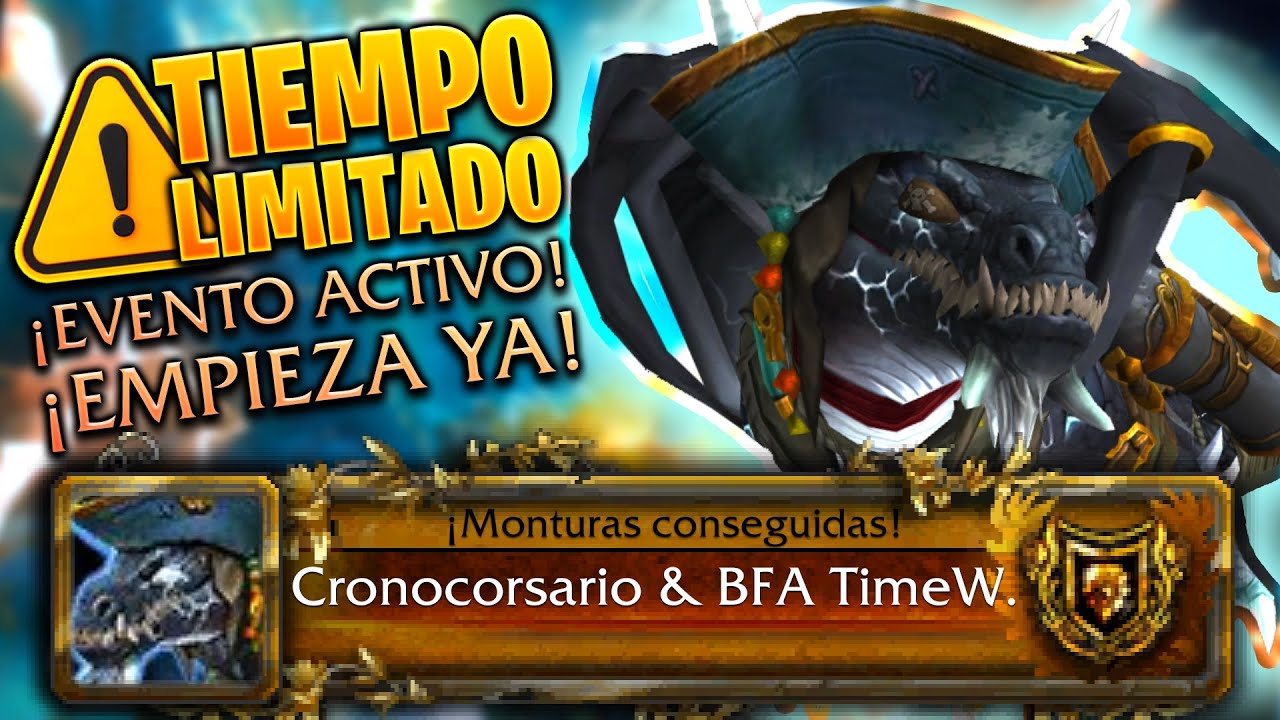 🐲🏴&zwj;☠️ CRONOCORSARIO ⚠️TIEMPO LIMITADO⚠️ CONSEGUIR MONTURAS EVENTO BFA LINEAS TEMPORALES ⏳ | Dogger