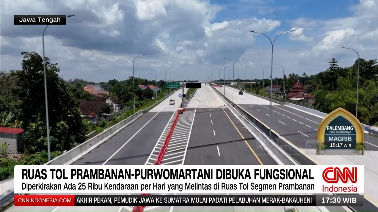Ruas Tol Prambanan–Purwomartani Dibuka Fungsional untuk Arus Mudik Lebaran