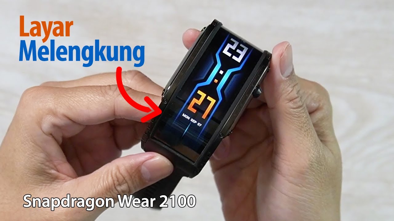 Unboxing Smartwatch LAYAR MELENGKUNG 😳⌚️