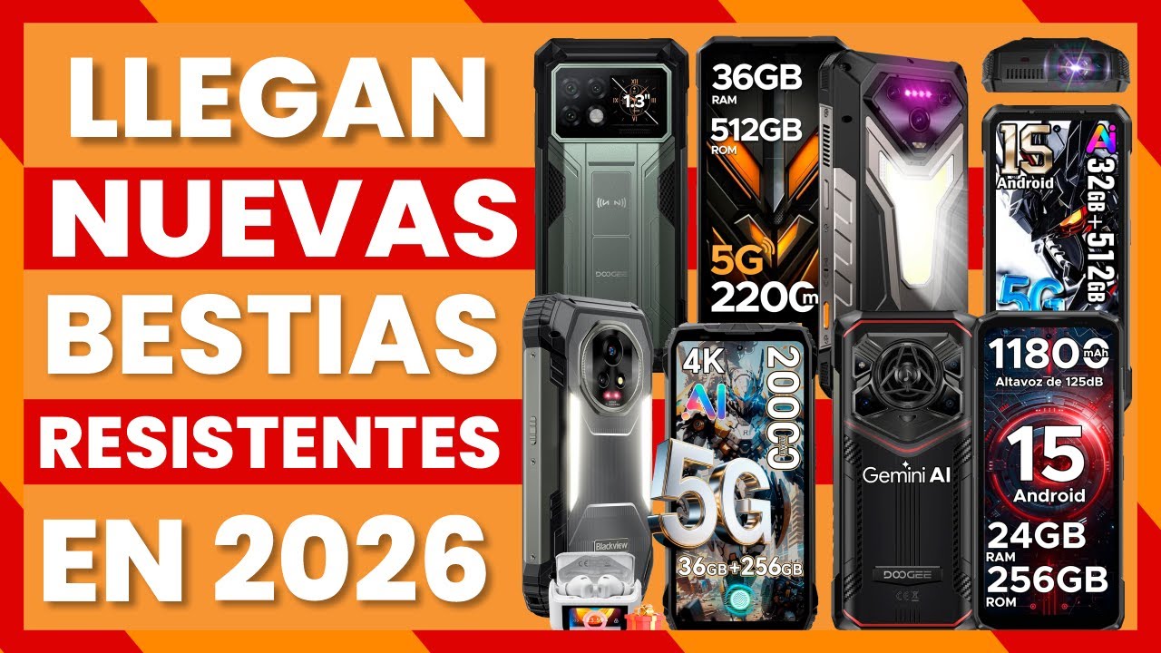 ✅ LOS NUEVOS CELULARES INDESTRUCTIBLES para 2026 💥 CALIDAD PRECIO ✅ TELEFONOS RESISTENTES AGUA GOLPE