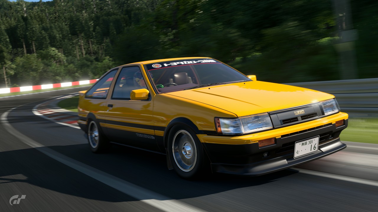 Toyota Corolla Levin 1600GT Apex (AE86) Kyoto Driving Park - Yamagiwa