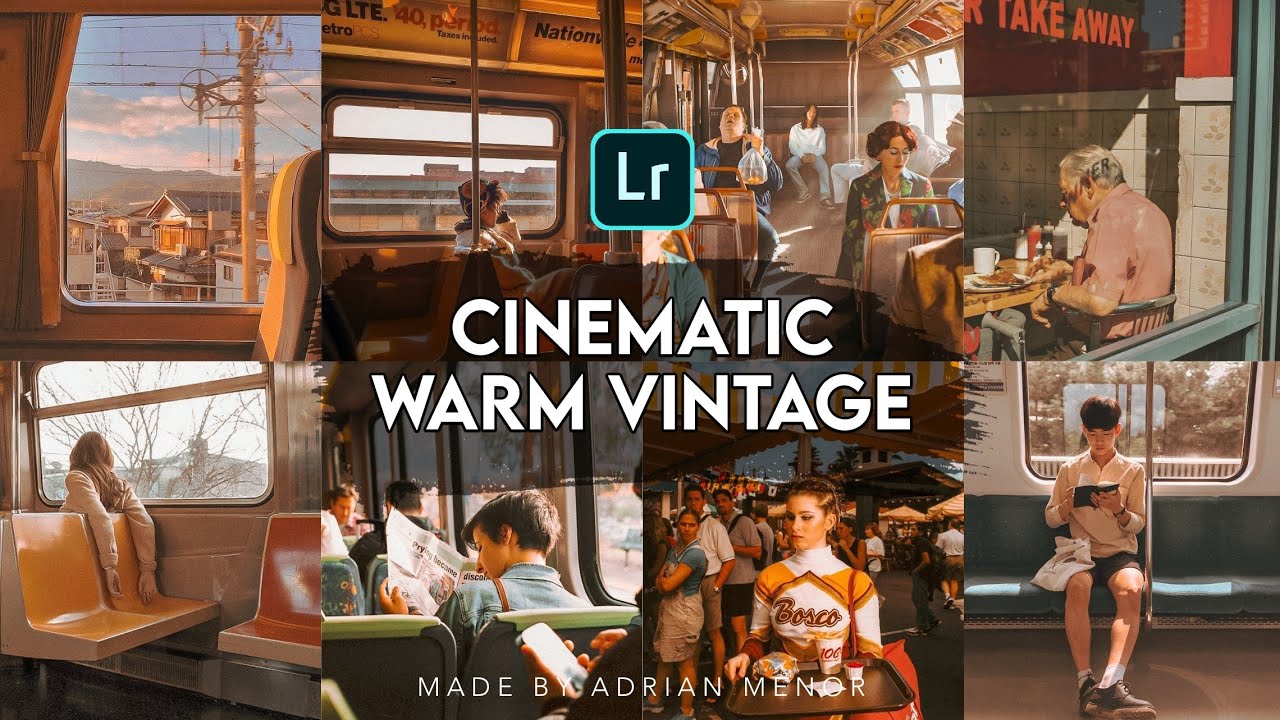 CINEMATIC WARM VINTAGE PRESET | How to edit Cinematic Warm Vintage in Lightroom + FREE DNG