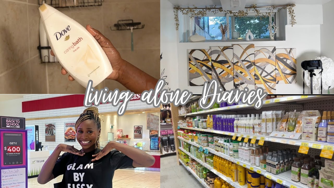 #torontoliving | Living alone diaries | A queen shouldn’t pump tires😫|Added more decor| Ofada sauce