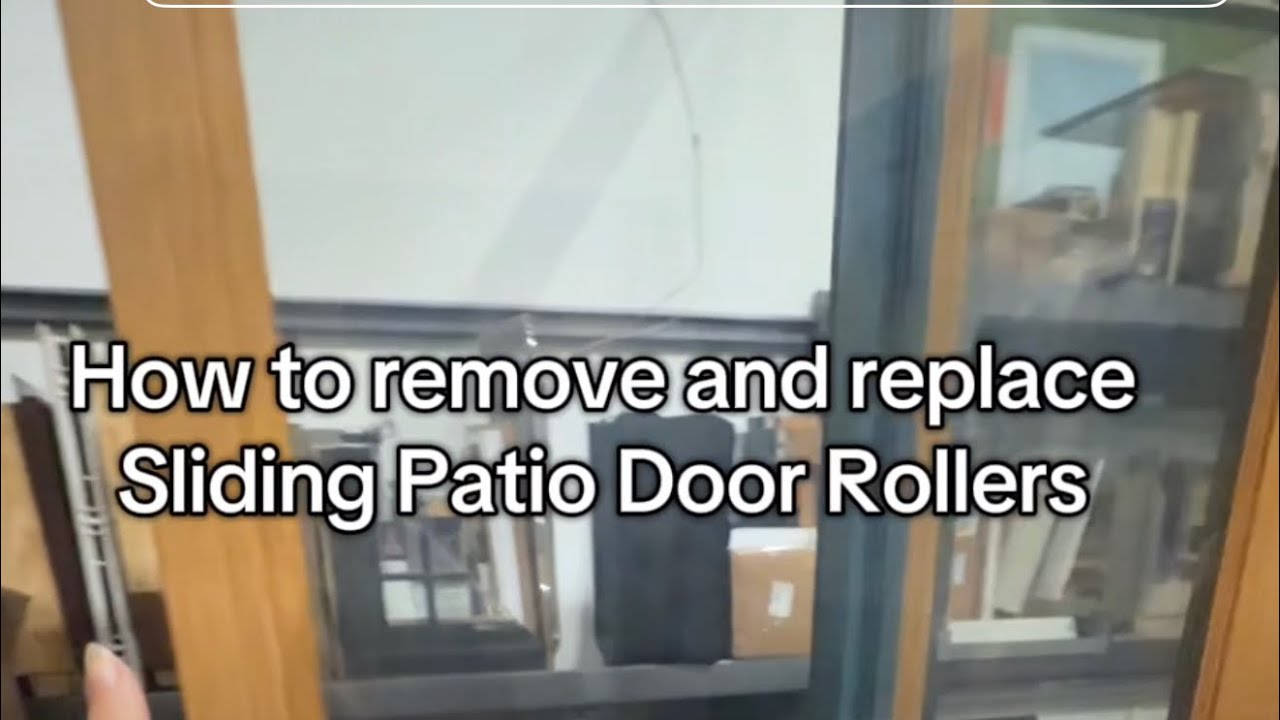 How to ID, Remove and Replace Sliding Patio Door Rollers
